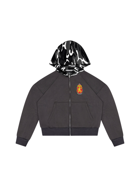 DARK GREY CAMO UB ZIPUP