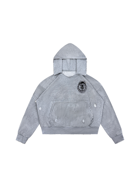 CHAMPION WASHED GREY HOODIE