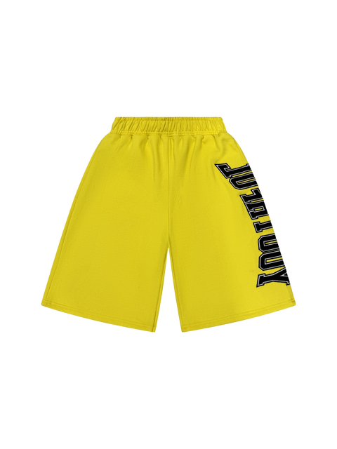 YELLOW YOUTHFUL SHORTS