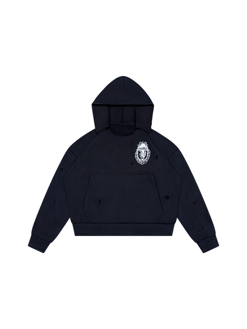 CHAMPION WASHED BLACK HOODIE