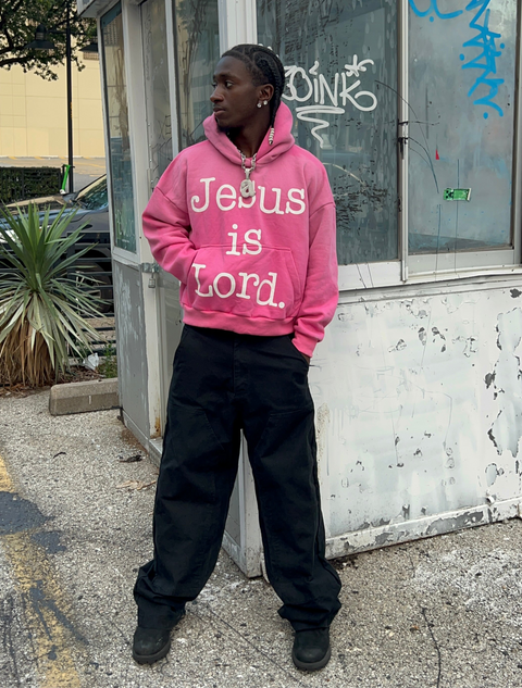 PINK JIS HOODIE