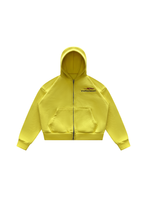 YELLOW YB LOGO ZIPUP