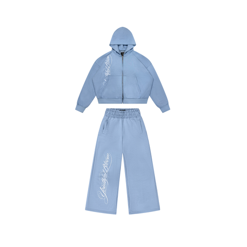 LIGHT BLUE CALLIGRAPHY SET