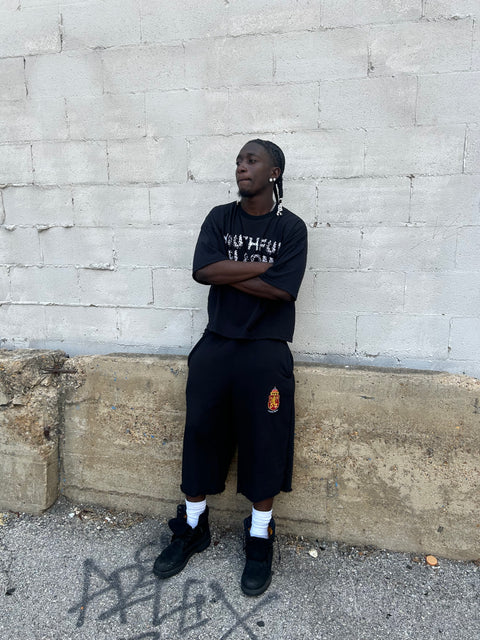 UB BLACK SHORTS