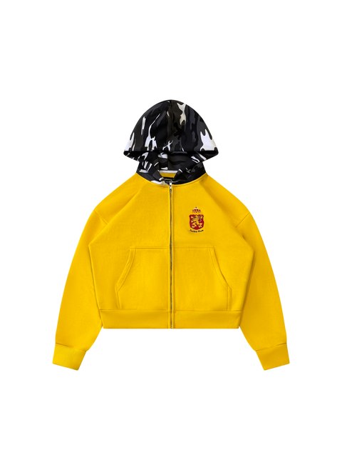 YELLOW CAMO UB ZIPUP