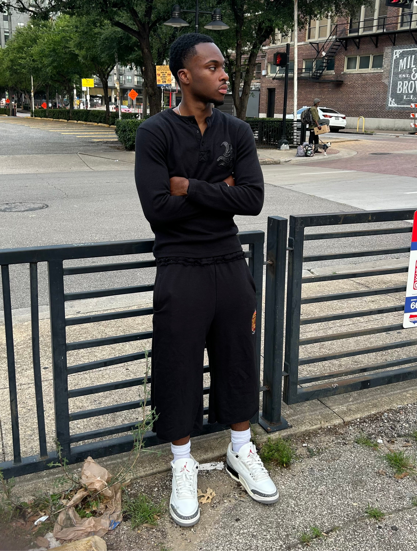 UB BLACK SHORTS