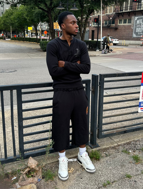 UB BLACK SHORTS