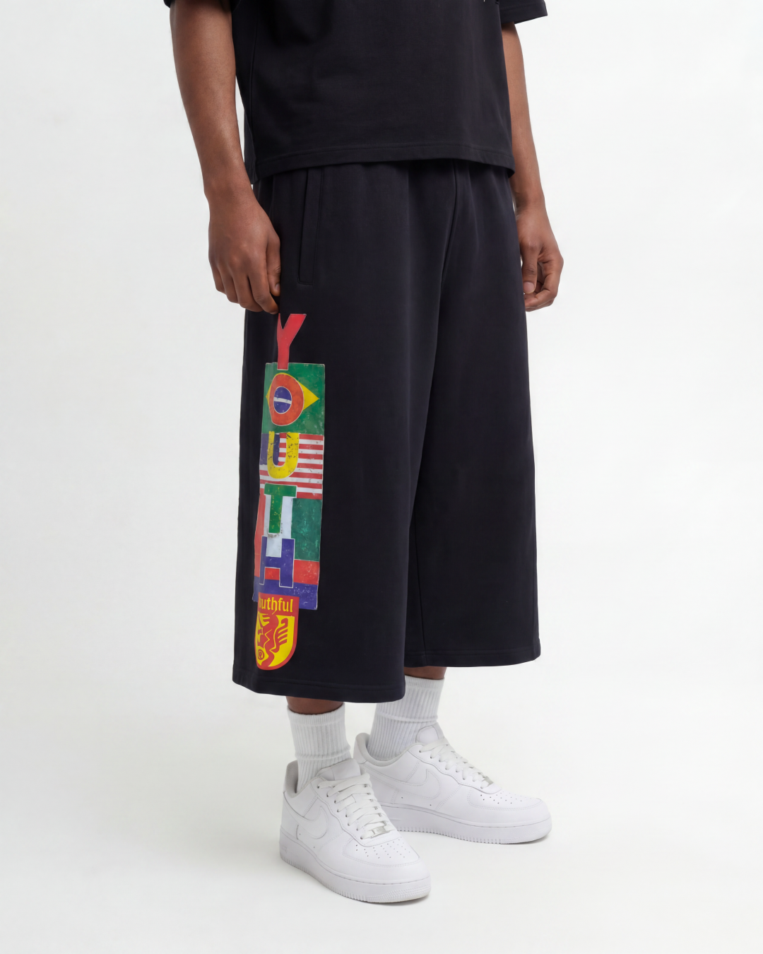WORLD CUP FLAG BLACK SHORTS