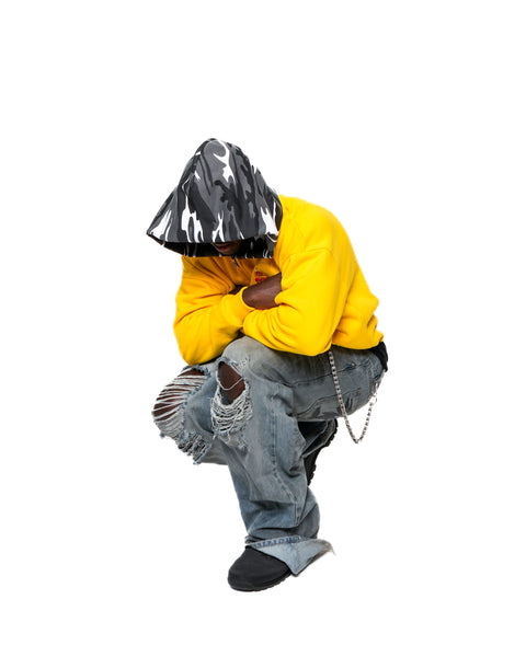 YELLOW CAMO UB ZIPUP