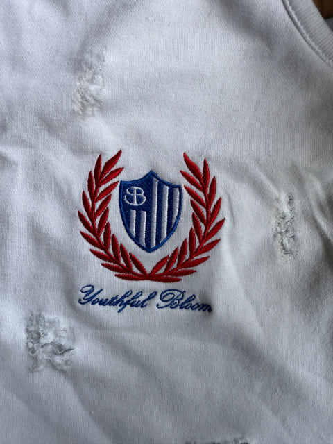 WHITE ACADAMIA SHORTS