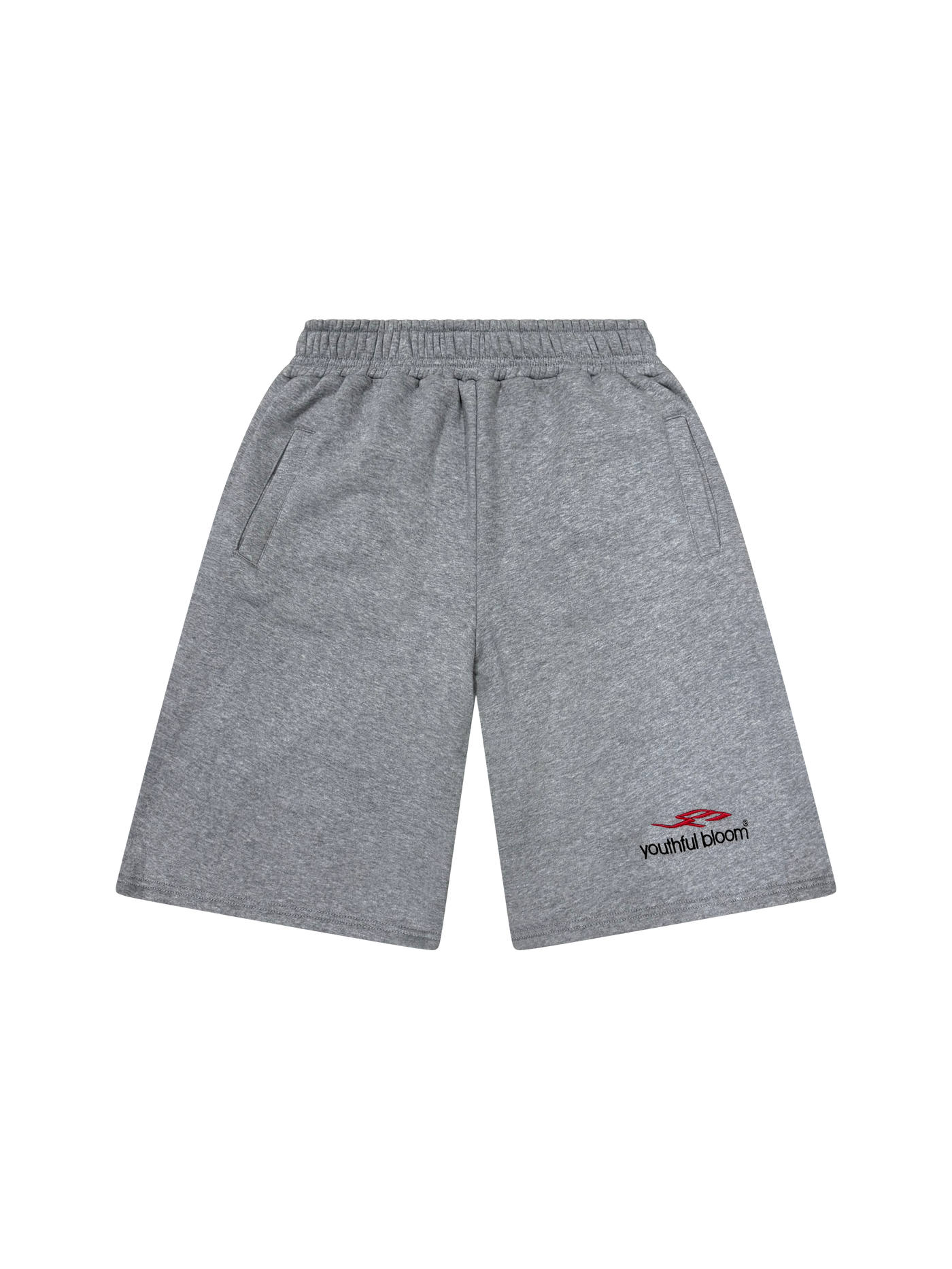 GREY YB LOGO SHORTS