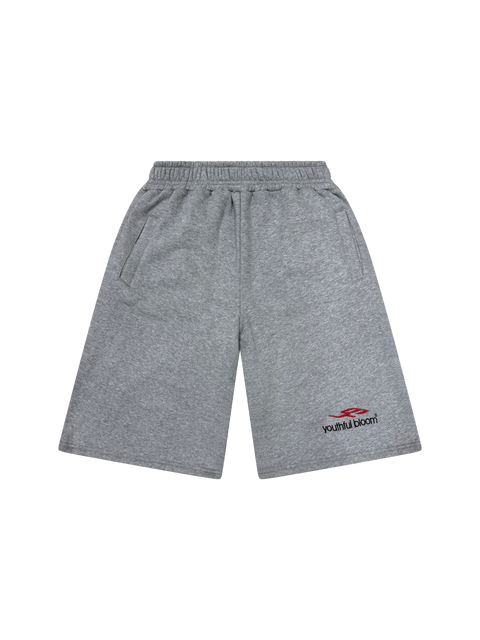 GREY YB LOGO SHORTS