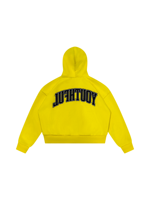 YELLOW YOUTHFUL ZIPUP