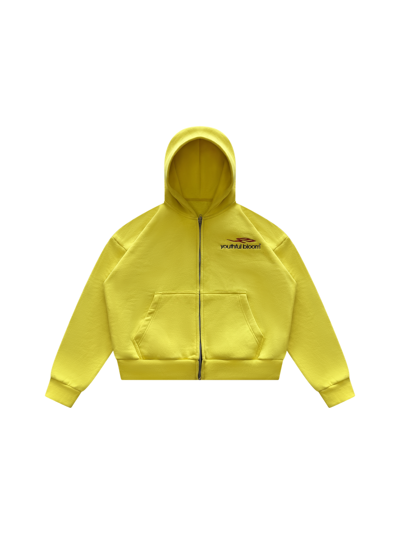 YELLOW YB LOGO ZIPUP