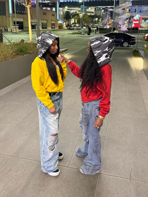 YELLOW CAMO UB ZIPUP