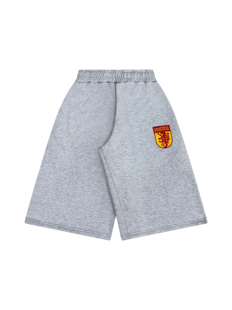CREST LOGO GREY SHORTS