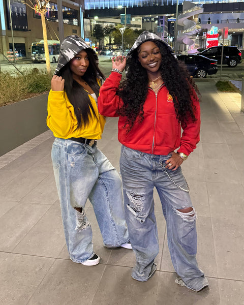 YELLOW CAMO UB ZIPUP