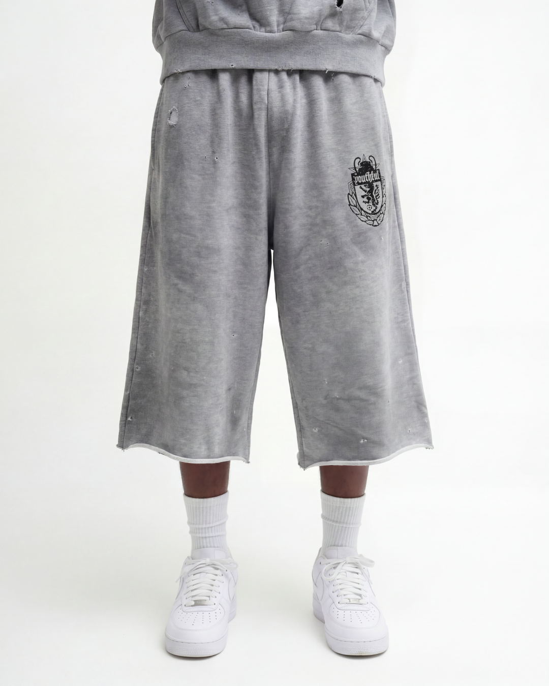 CHAMPION WASHED GREY SHORTS