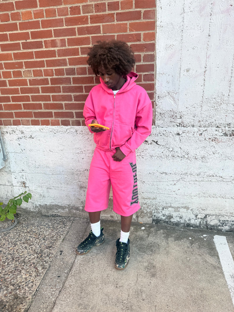 PINK YOUTHFUL SHORTS