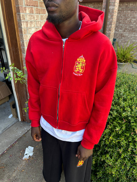 UB RED ZIPUP