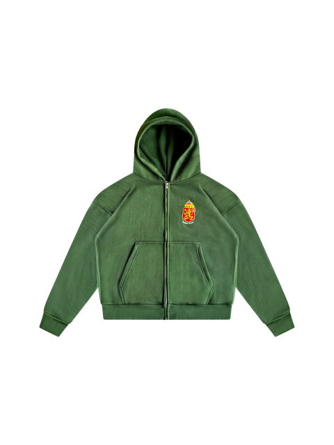 UB GREEN ZIPUP