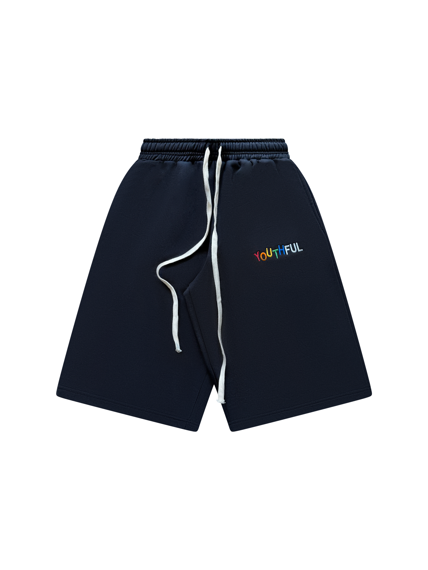 BLACK COLORFUL YOUTHFUL SHORTS