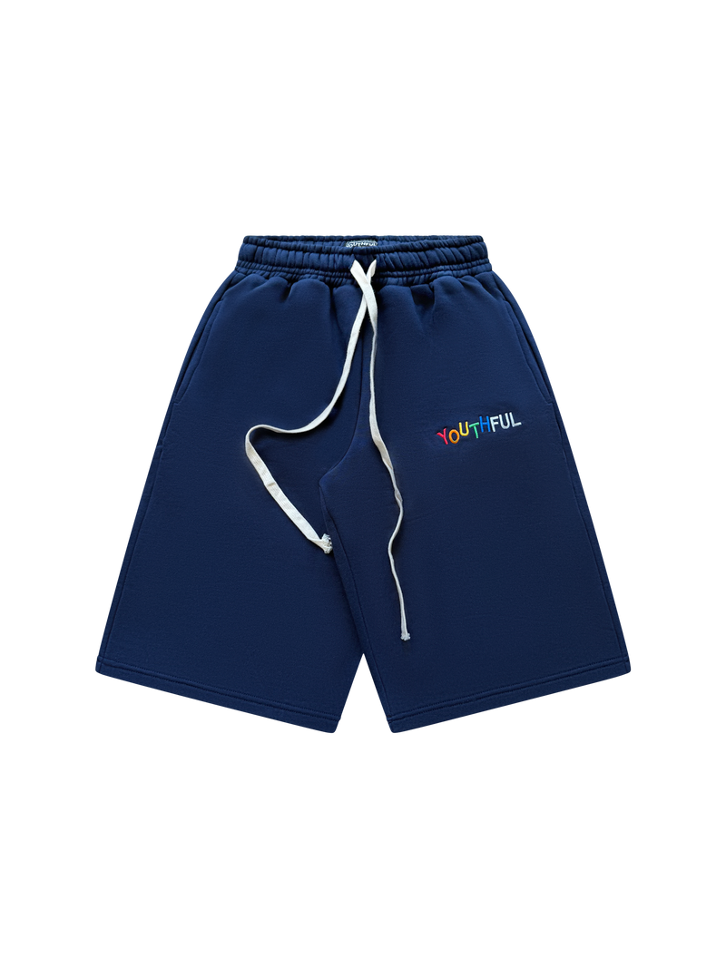 NAVY BLUE COLORFUL YOUTHFUL SHORTS