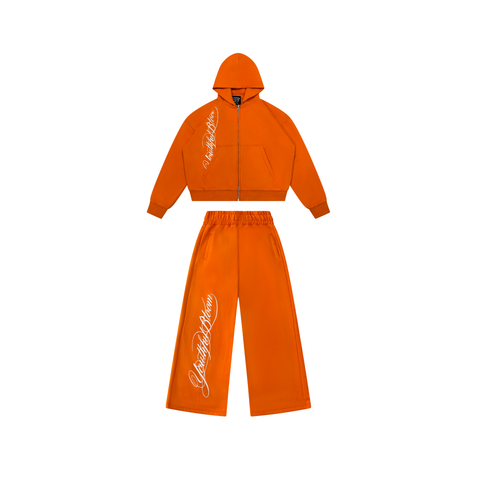 ORANGE CALLIGRAPHY SET