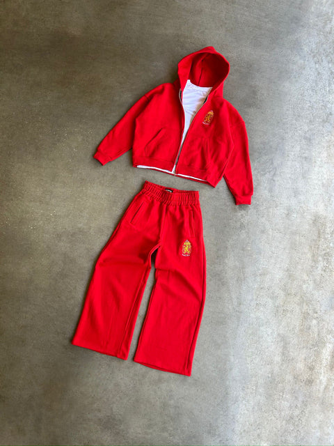 UB RED ZIPUP